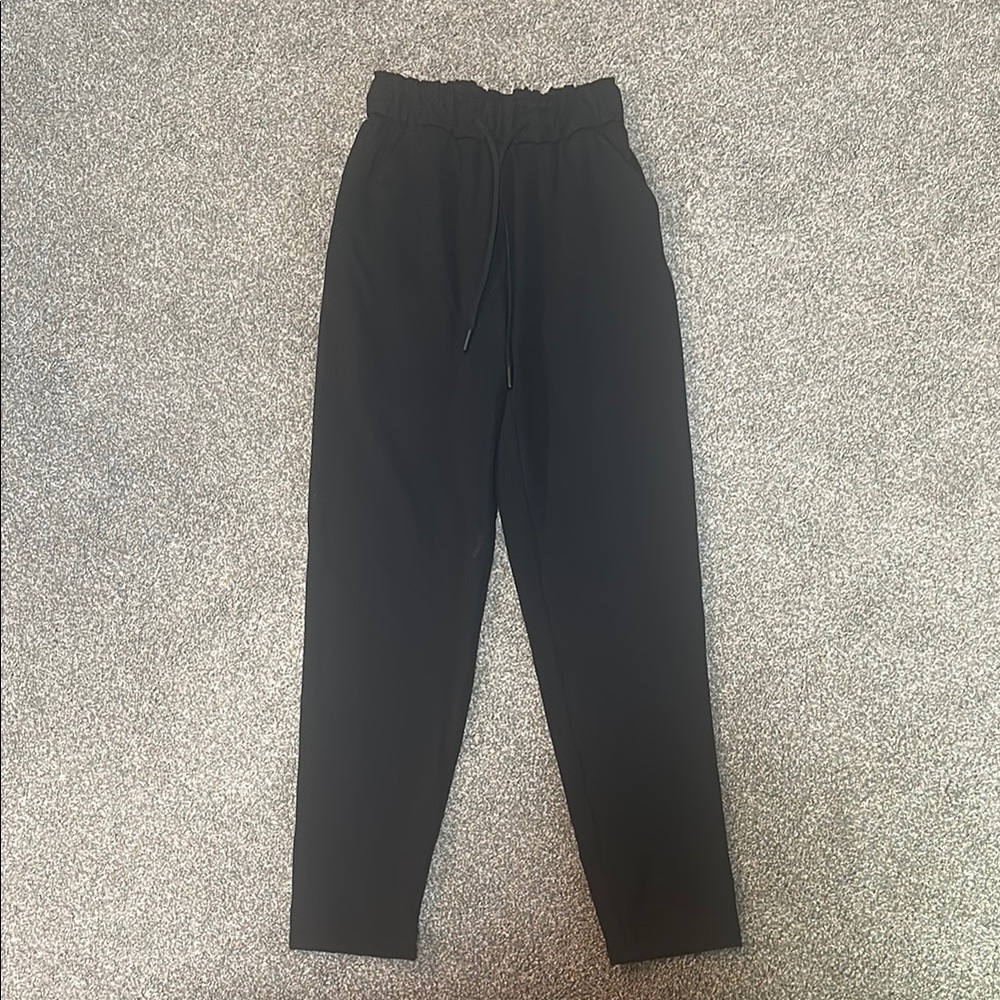 Lululemon Athletica Black Sweatpants Tapered Joggers